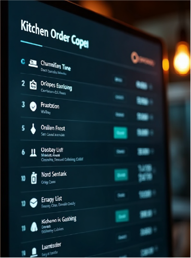 Kitchen orders